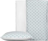 De Witte Lietaer Housse de Couette Azulejos 140 X 220 Cm Katoen Bleu Clair