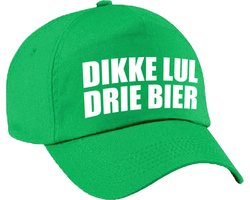 Fat Dick Three Beer Fun Cap vert pour dames et messieurs - Casquette de baseball Fat Dick Three Beer - Accessoire de carnaval