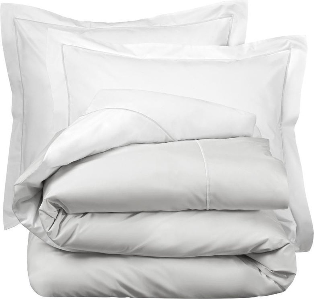 De Witte Lietaer Dekbedovertrek Katoen Perkal Bumblebee - Hotelmaat - 260 x 240 cm - Zilver