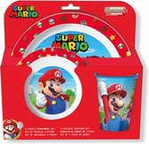 Nintendo Serviesset Super Mario Junior Rood/wit 3-delig
