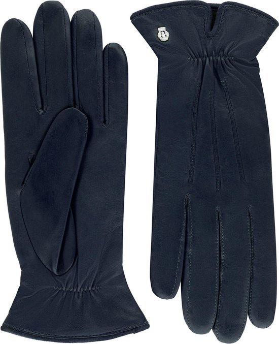 Roeckl Antwerpen Leren Dames Handschoenen Maat 7,5 - Donkerblauw
