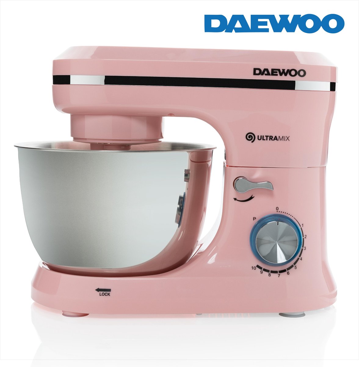 Lotsbestemming Voordracht Politiek Daewoo DHM150P - Keukenmixer - Keukenmachine - 1000 watt - 4.5 liter - Roze  | bol.com