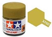 Tamiya XF-60 Dark Yellow - Matt - Acryl - 23ml Verf potje