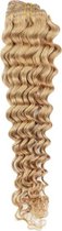 Remy Human Hair extensions curly 14 - blond 27#