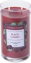 Colonial Candle – Classic Cylinder Black Cherry - 538 gram