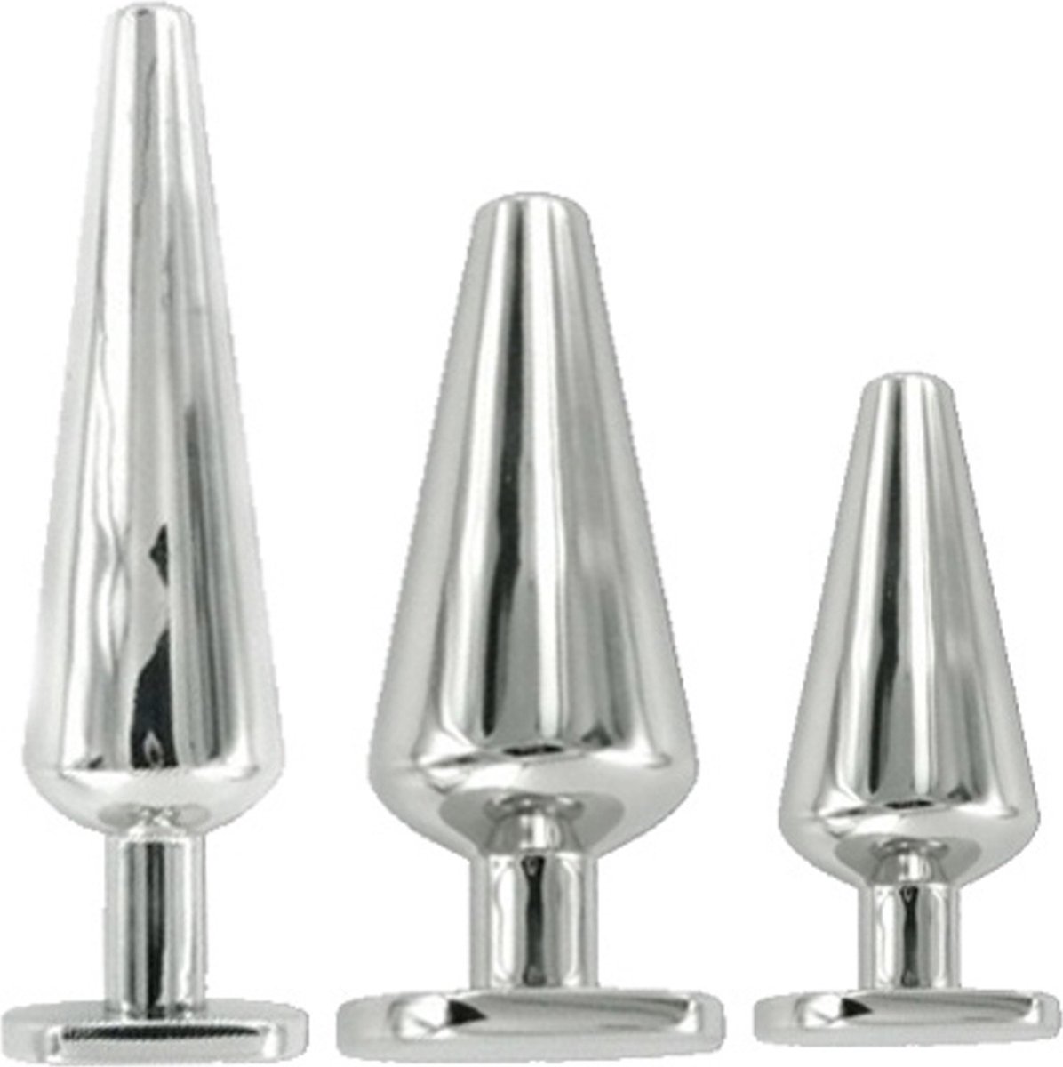 Black Label - Stainless Steel Butt Plug L