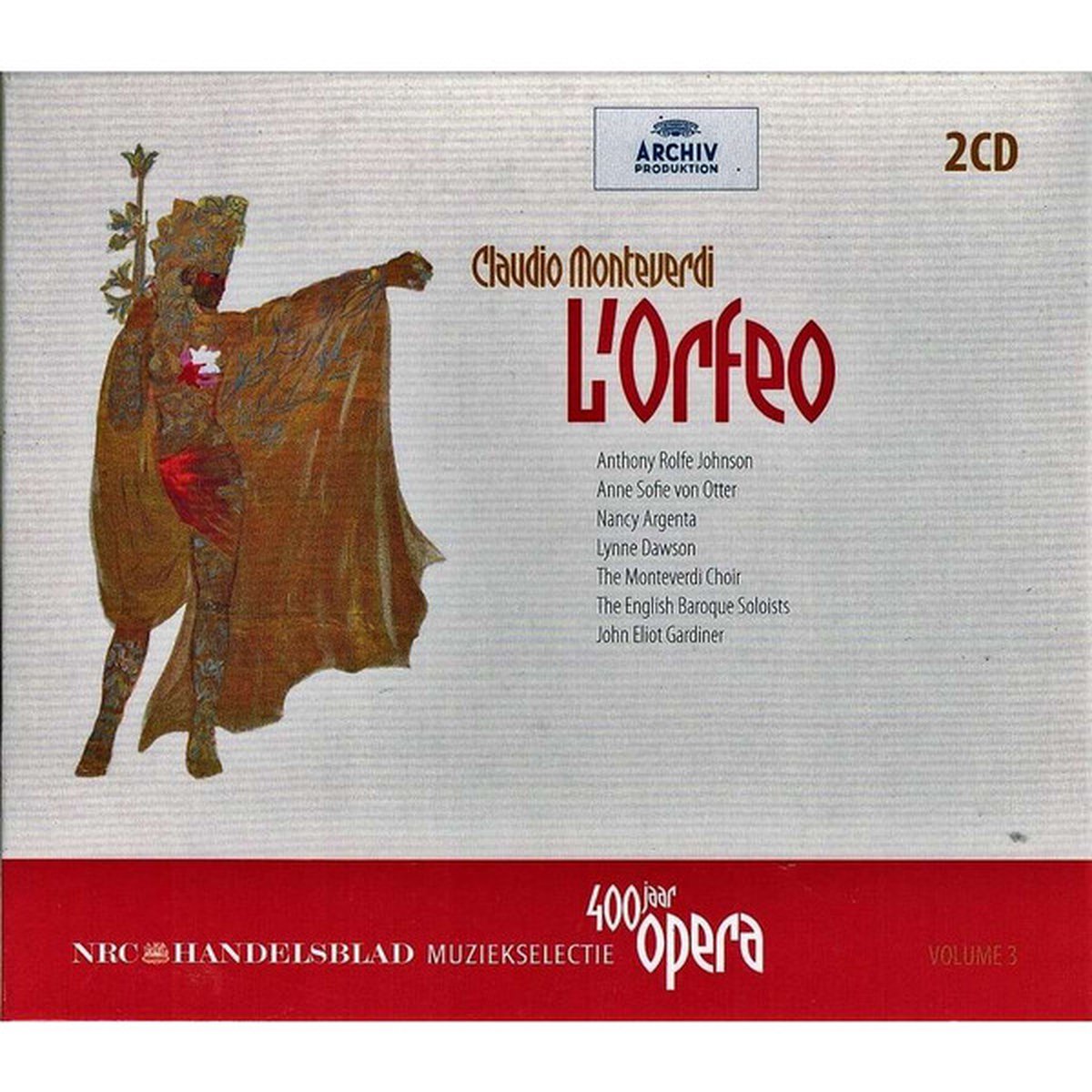 2-CD MONTEVERDI - L'ORFEO - ENGLISH BAROQUE SOLOISTS/GARDINER (NRC-EDITIE)