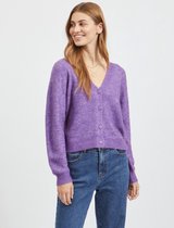 Vila VIJAMINA V-NECK LS KNIT CARDIGAN - Purp Purple