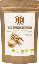 MB Superfoods Ashwagandha Poeder Biologisch (100 g)