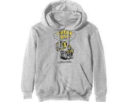 Green Day - Longview Doodle Hoodie/trui - S - Wit