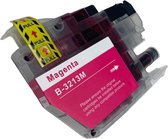 Inktplace Huismerk LC3211 / LC3213 Inkt cartridge Magenta / Rood geschikt voor Brother