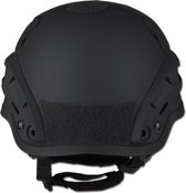 Combat Helm MICH 2002 + NVG Mount Side Rail - Zwart