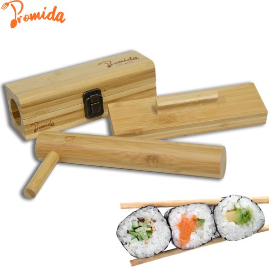 Uitsteken Rijden Wig Sushi Maker Set - Sushi Bazooka Kit om Zelf Sushi te Maken - Bamboe - 100%  Eco-Friendly | bol.com