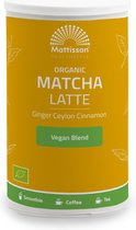 Mattisson - Biologische Matcha Latte - Gember Ceylon Kaneel - 140 Gram