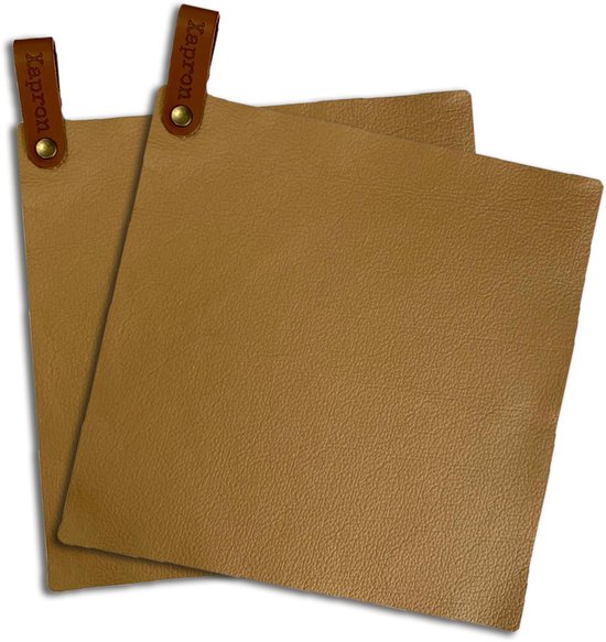 Xapron Leren Pannenlappen Bovine (Camel)