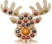 Loft Home® Houten kerst kalender | Hout | Kerst | Speelgoed | Advent | Feestdagen | Rendier | Adventskalender