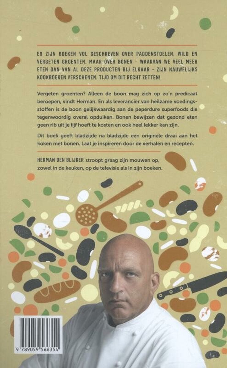 Herman over bonen - back cover