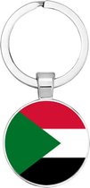 Akyol - Soedan Sleutelhanger - Soedan- Toeristen - Must go - Sudantravel guide - Accessoires - Cadeau - Gift - Geschenk - 2,5 x 2,5 CM