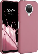 kwmobile telefoonhoesje voor Nokia G20 / G10 - Hoesje voor smartphone - Back cover in donkerroze