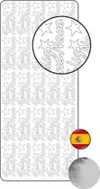 Vaessen Creative Sticker - 10x23cm - 10st - zilver feliz ano novo