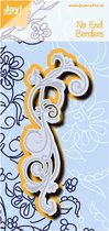 Joy!Crafts Stencil - Snij- embosstencil - Noor No-end rand swirl