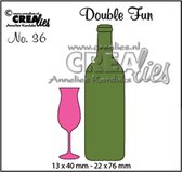 Double Fun Stansen - Nr.36 - Champagneglas wijnfles - 22x76mm - 2 stuks