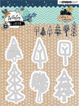 Studio Light Embossing Die - Winter Joys nr 227 - 98x95mm