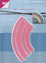 Joy!Crafts Snijstencil - Mery's Kwartcirkel randen