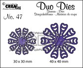 Crealies Duo Dies no.47 flowers 19