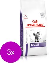 Royal Canin Veterinary Diet Dental - Kattenvoer - 3 x 3 kg