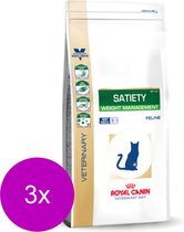 Royal Canin Veterinary Diet Satiety Weight Management - Kattenvoer - 3 x 1.5 kg