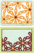 Sizzix Thinlits Mal Set - Flower Cards 6Pak 659974 Everyday Memories