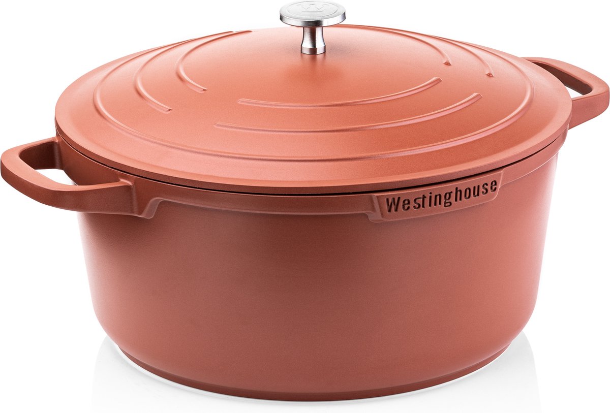 Westinghouse Performance Series - Braadpan Inductie  - 24cm Kookpan - Oven Geschikt - Rood - PFOA Vrij