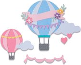 Sizzix Thinlits Snijmal Set - Hot Air Balloon - 10 stuks