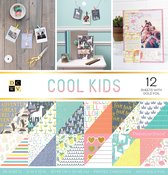 Hobbypapier - Journaling, Scrapbooking, Kaarten maken - American Crafts DCWV 30,5x30,5cm x36 cool kids