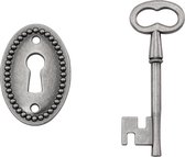 Tim Holtz Assemblage charms - 2 stuks - key keyhole