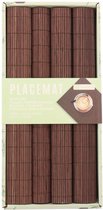 Placemat - Bamboe - 4 stuks - 30 x 45 cm.