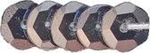 Vaessen Creative Pailletten Cup - Metallic Donkerzwart -6mm - 450g