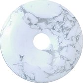 Donut bead 40 mm. white