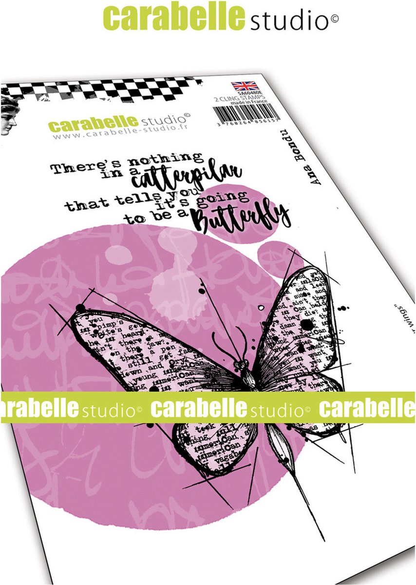 Carabelle Studio Cling stamp - A6 spread your wings