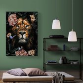 Artistic Lab Poster - Jungle Lion - 91 X 61 Cm - Multicolor