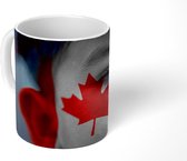 Mok - Koffiemok - Vlag van Canada - Mokken - 350 ML - Beker - Koffiemokken - Theemok