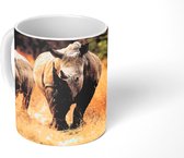 Mok - Neushoorn - Kalf - Gras - 350 ML - Beker