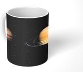 Mok - De planeten Jupiter en Saturnus - 350 ML - Beker