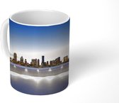 Mok - De skyline van Jersey City vanaf Manhattan in Amerika - 350 ML - Beker