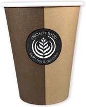 100 pièces x tasse à café Huhtamaki en Carton jetable 9 oz / 200 ml