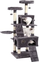 Krabpaal – katten krabpaal - Kattenhuis - 125cm hoog - Beige