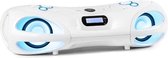 auna Spacewoofer DAB boombox - cd speler - DAB+ FM radio - bluetooth tot 10 m - USB / AUX - afstandsbediening - Music2Light ledverlichting