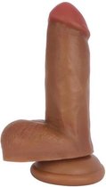 Realistische Dildo Met Balzak - 16.5 cm