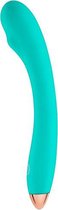 G-Spot Slim Flexibele Vibrator - Groenblauw